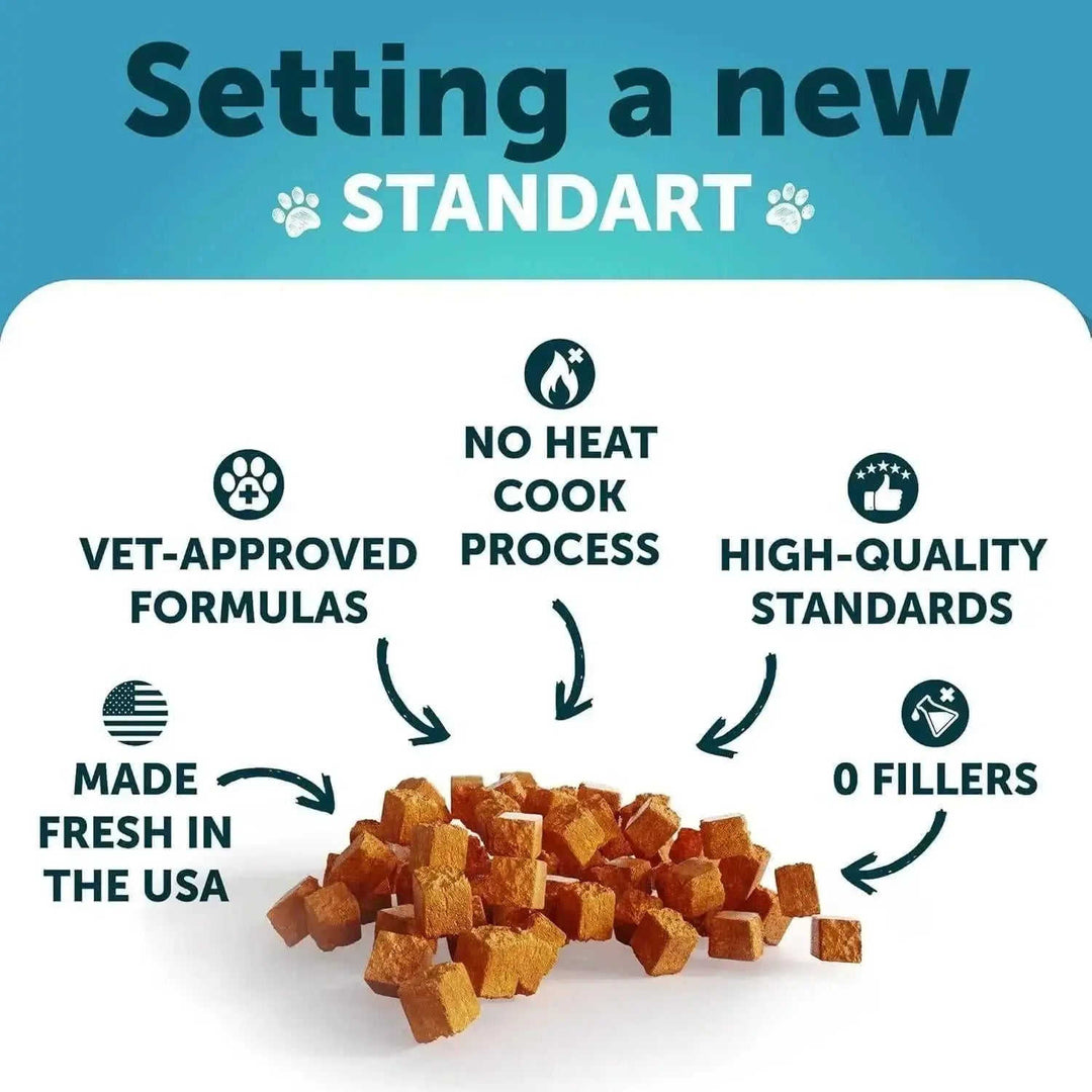 Cat Calming Treats - Natural Wellness Supplement for Cats & Kittens | Chicken Flavor Artullano - close-up detail shot