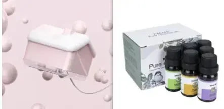 aromatherapy diffuser oils set | therapeutic grade essential oils | stress relief and relaxation | energy saving