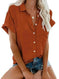 polyester v-neck shirt | white work shirt with pockets | durable polyester fabric | energy saving