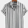 lightweight cotton fabric | breathable summer shirt | short-sleeve printed top | ultrasonic cleaning