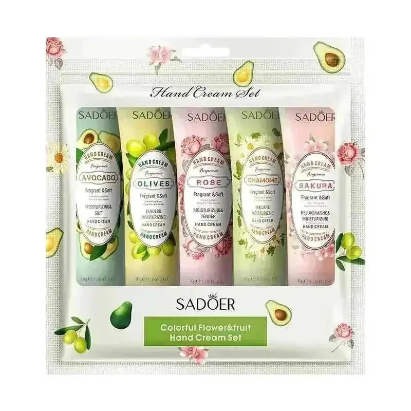 Avocado Sakura Hand Cream Sets - Moisturizing & Anti-Wrinkle Skincare - Meifu Market