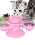 Cat Rotating Windmill Multi-Function Toys Itch Scratching Device Teeth Shining Toy Meifu Market