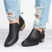 Autumn Women Shoes Retro High Heel Ankle Boots - Meifu Market