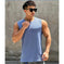 quick-dry fabric workout vest | breathable sleeveless training top | mens striped running tank top | ultrasonic cleaning