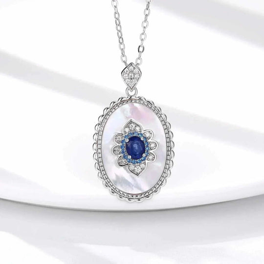 sterling silver necklace | diamond pendant necklace for women | wedding party jewelry | ultrasonic cleaning