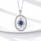 sterling silver necklace | diamond pendant necklace for women | wedding party jewelry | ultrasonic cleaning