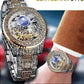 skeleton tourbillon movement | sapphire crystal glass | business casual timepiece | ultrasonic cleaning