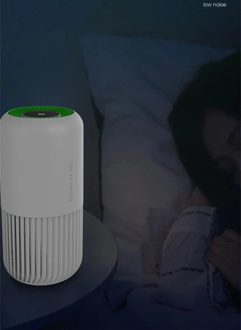 usb car air purifier | compact desktop air purifier | hepa filter car purifier | energy saving