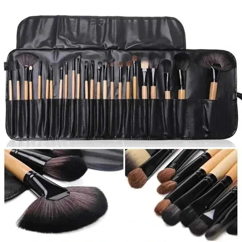 Gift Bag Of 24 Pcs Makeup Brush Sets Professional Cosmetics Brushes Eyebrow Powder Foundation Shadows Pinceaux Make Up Too...