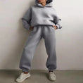 fleece-lined hoodie set | oversized hoodie and sweatpants set | loungewear two-piece outfit | ultrasonic cleaning