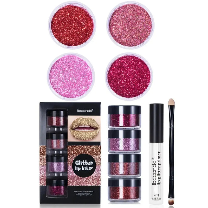 glitter lip gloss kit | waterproof lip gloss | long lasting lipstick | ultrasonic cleaning