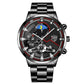 stainless steel case | office wear timepiece | free shipping offer | ultrasonic cleaning