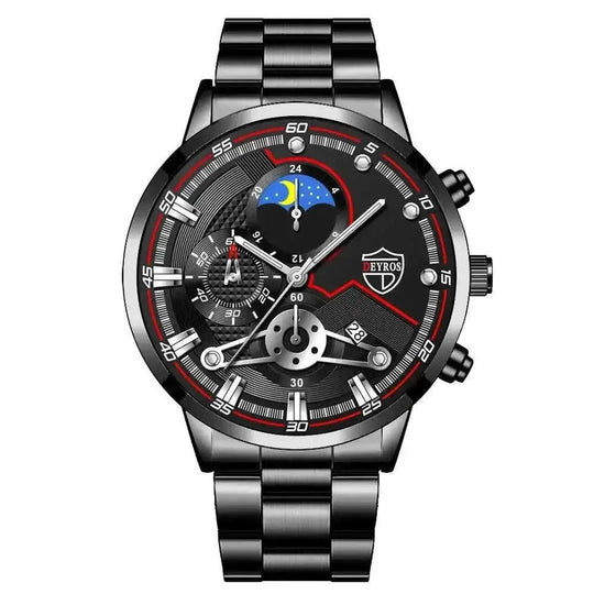 stainless steel case | office wear timepiece | free shipping offer | ultrasonic cleaning