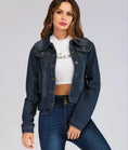 slim fit denim jacket | short denim jacket for women | loose fit womens jacket | energy saving