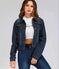 lightweight denim jacket | stretch denim fabric | cropped jean jacket | ultrasonic cleaning