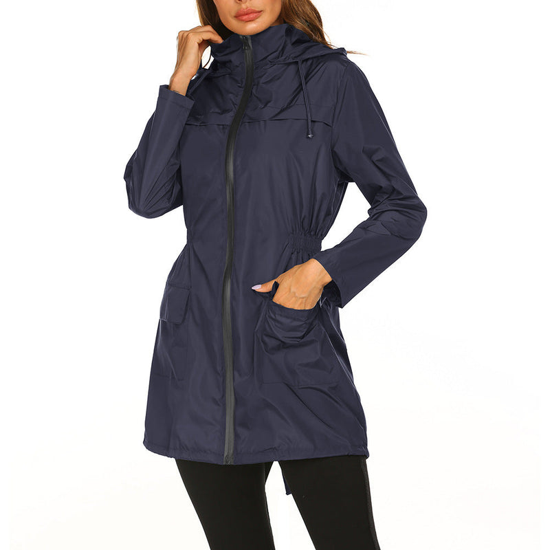 Waterproof Light Raincoat Hooded Windbreaker Mountaineering Jacket Women's Jacket Meifu Market