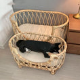 Pet Bed Handmade Rattan Woven Pet Bed Sofa For Dogs Meifu Market