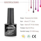80W Nail Phototherapy Machine Set - side view (pattern: check)