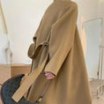 double-sided cashmere coat | long turtleneck cardigan | reversible cashmere coat | ultrasonic cleaning