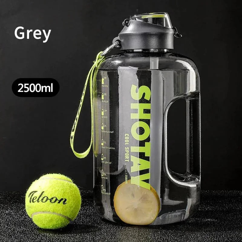 leak-proof flip-top lid | portable gym water bottle | workout hydration for running | ultrasonic cleaning