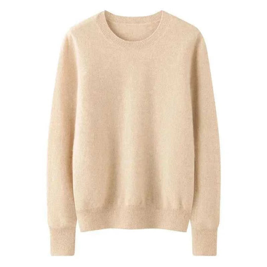 cotton-blend knit fabric | oversized fit long sleeve | breathable loose sweater | energy saving