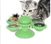 Cat Rotating Windmill Multi-Function Toys Itch Scratching Device Teeth Shining Toy Meifu Market