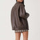 Leather Coat Women's Locomotive Style Top Meifu Market