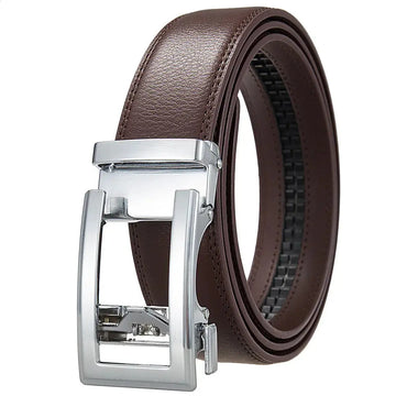 Antique Cowhide Men's Leather Belt Casual Business Comfort Click Belt Meifu Market