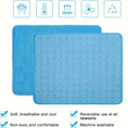 cooling pet mat for summer | breathable cat cooling pad | washable dog cooling blanket | energy saving