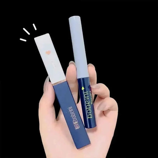 Curling Mascara - Waterproof Ultra-Fine Brush for Lengthening Brown - complete package contents