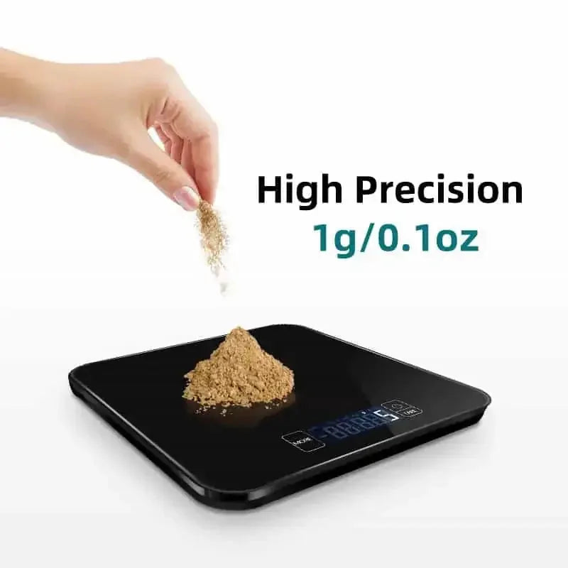 mini digital kitchen scale | food scale for baking | stainless steel weighing scale | ultrasonic cleaning