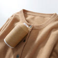 Women's Knitted Cardigan Sweater - Solid Color Loose Fit Button Front Coat Meifu Market