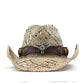 Belt Decoration Natural Grass Hand-knitted Western Cowboy Hat meifu market