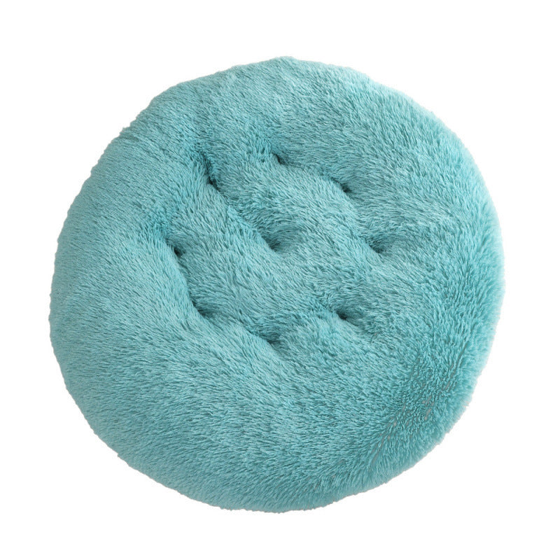 Round Pet Mat Dog Bed Plush Warm Sleep Dog Bed Cathouse Doghouse Meifu Market