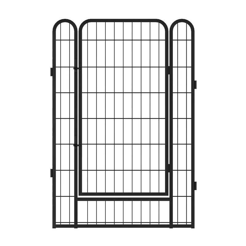 6 Panels Heavy Duty Metal Playpen With Door 39.37 H Dog Fence Pet Exercise Pen For Outdoor, Indoor Meifu Market