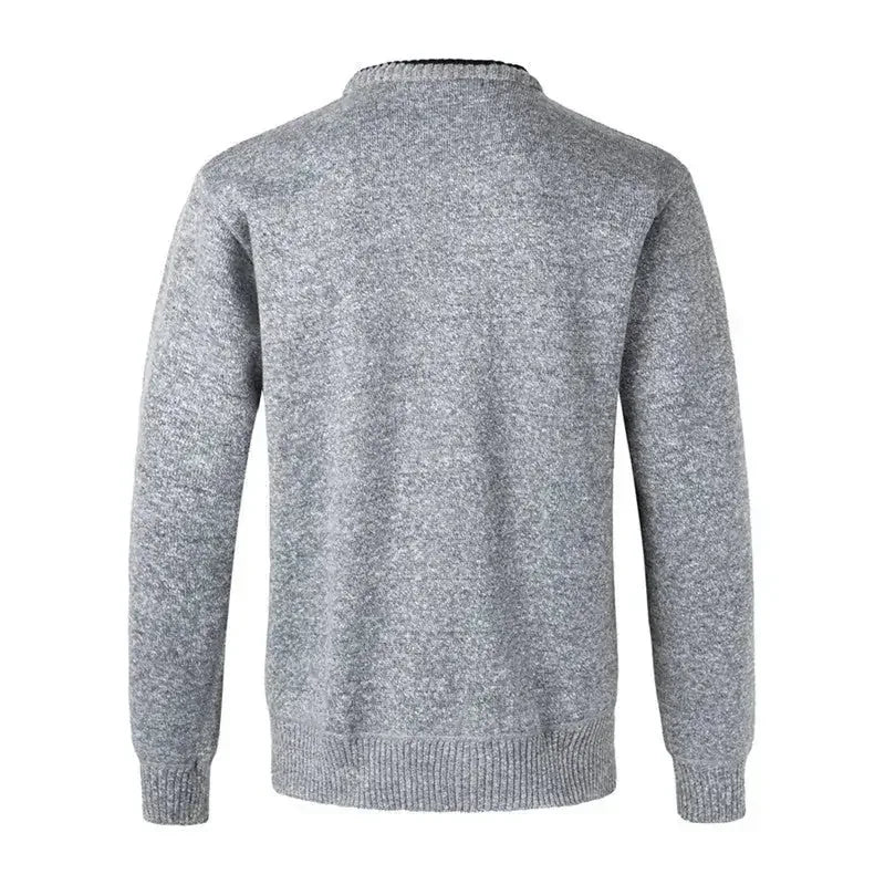 fleece-lined cardigan | cotton knitwear coat | winter dad coat | ultrasonic cleaning