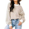 oversized knit sweater | premium cotton blend | long sleeve pullover | energy saving