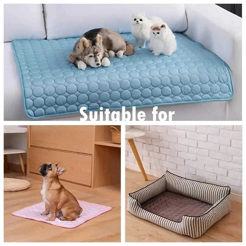 Dog Cooling Mat Summer Pets Cold Bed Extra Large For Small Big Dogs Pet Accessories Cat Durable Blanket Sofa Cat Ice Pad B...