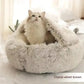 2 In 1 Dog And Cat Bed Pet Winter Bed Round Plush Warm Bed House Soft Long Plush Pets Bed Pet Products Meifu Market