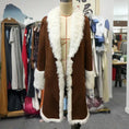 Vintage Women's Long Plush Coat With Fur Collar, Winter Warm Thick Trench Jacket For Formal & Casual Meifu Market