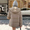 heavyweight cotton padded coat | thermal insulated winter jacket | long sleeve quilted coat | energy saving