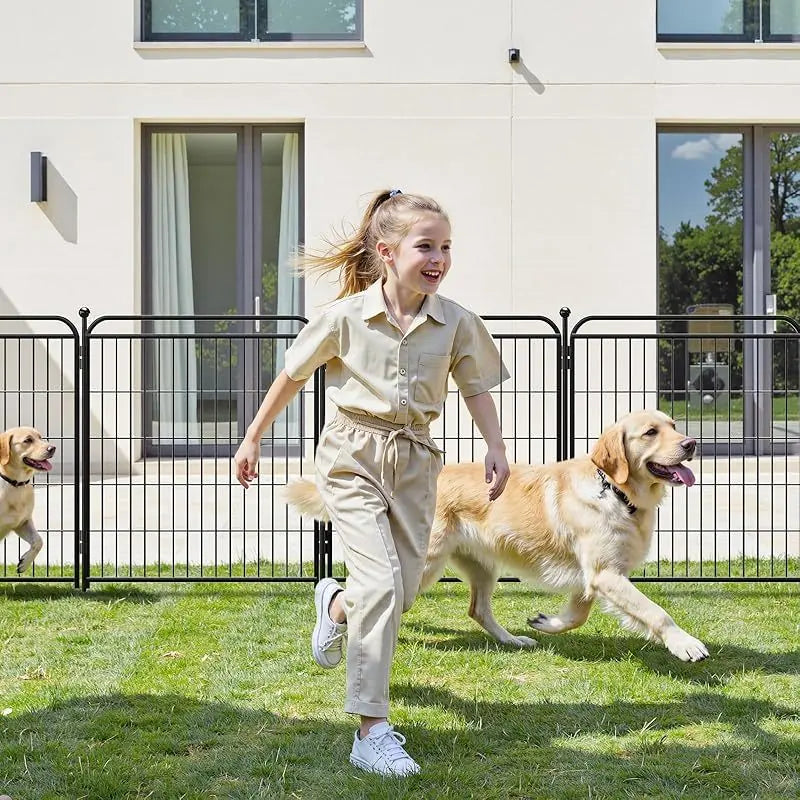 Gardner Pet Dog Fence Indoor And Outdoor Small And Medium Dog Foldable With Gravity Automatic Lock Pet Activity Fence Meifu Market