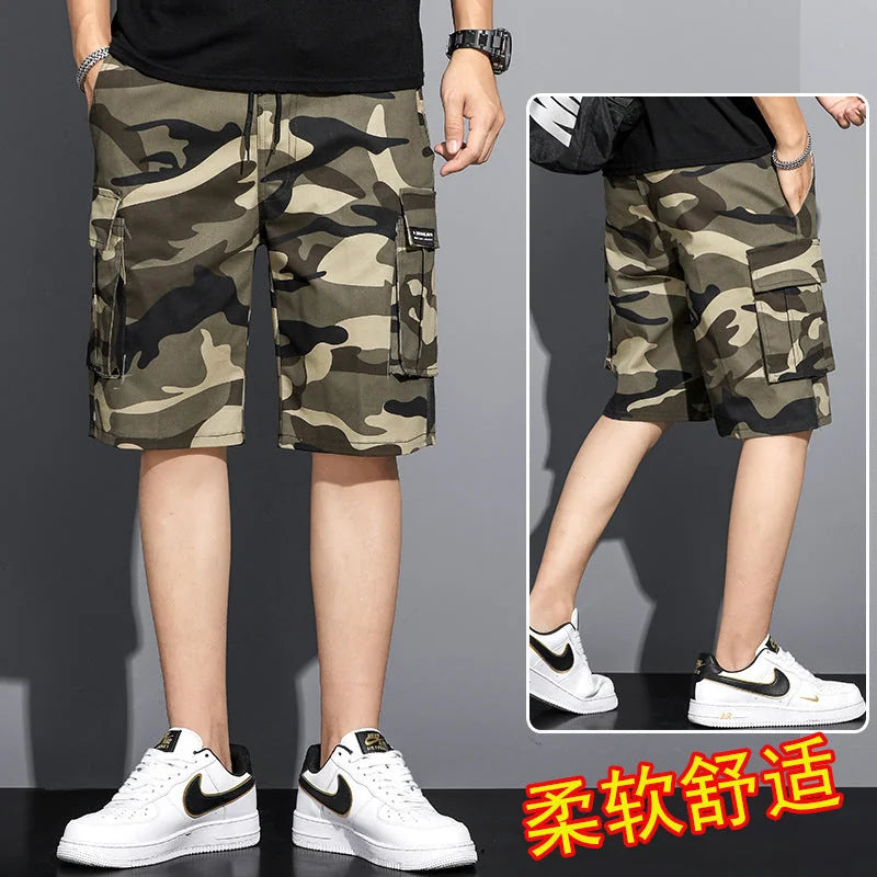 summer camouflage shorts | 5-point workwear shorts | breathable fabric shorts | ultrasonic cleaning