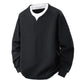 waffle knit sweater | contrast color block top | v-neck long sleeve top | ultrasonic cleaning