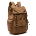 waterproof canvas backpack | 15-inch laptop compartment | vintage travel backpack | energy saving