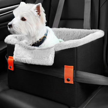 Portable Small Dog Car Seat Dog Booster Seat For Car With Clip-On Safety Leash Perfect For Small Pets Pet Products Meifu Market