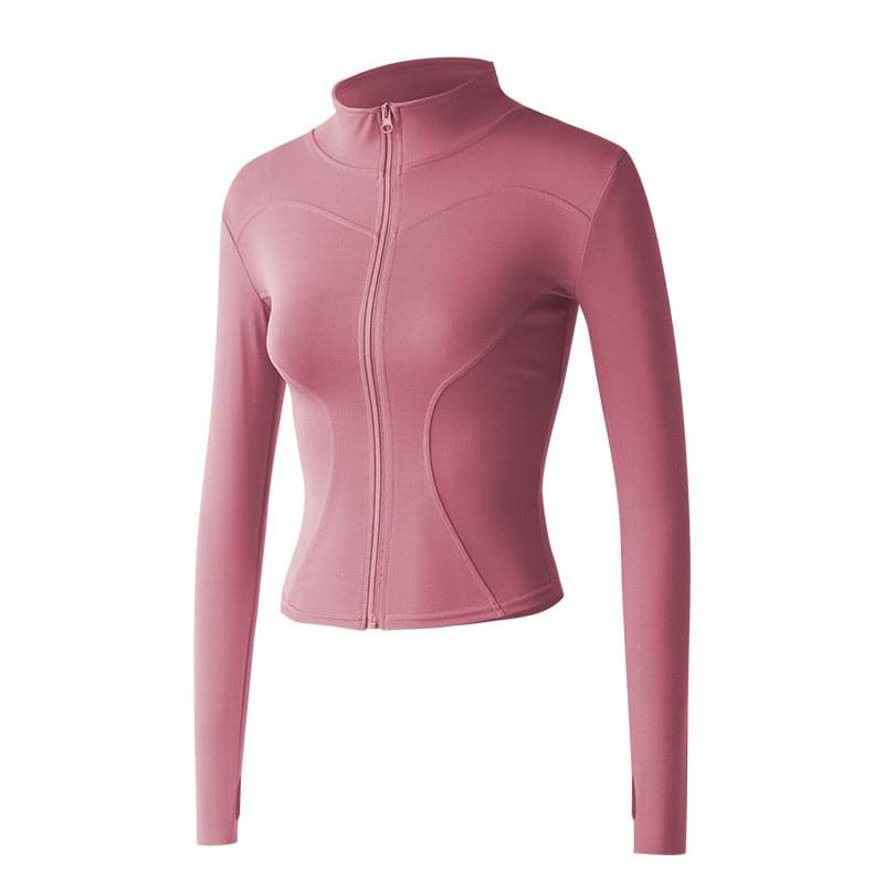 Outer Wear Long Sleeve Quick-drying Skinny Yoga Clothes Slim Fit Slimming Fitness Running Yoga Sports Jacket 