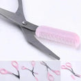 stainless-steel eyebrow scissors | professional eyebrow grooming kit | eyebrow shaping scissors with comb | energy saving