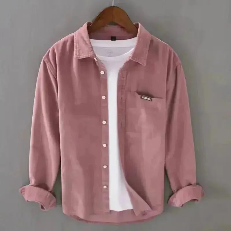 heavyweight corduroy shirt | relaxed fit mens shirt | vintage style shirt | ultrasonic cleaning