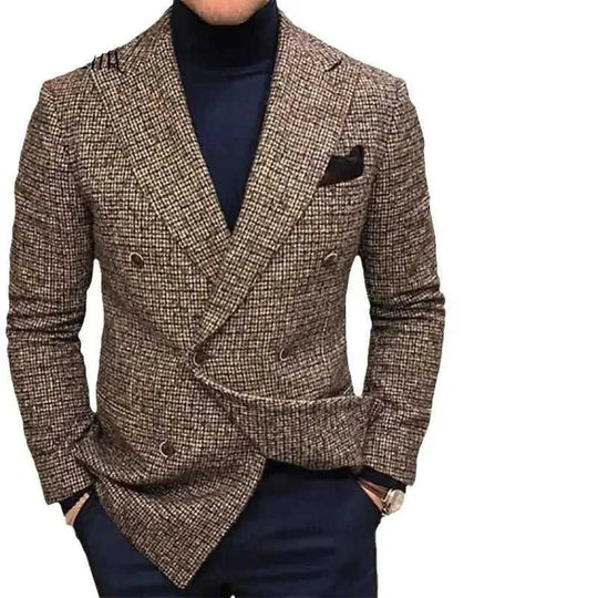 casual mens suit jacket | loose fit blazer | simple suit jacket | energy saving